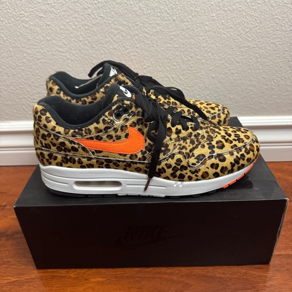 Nike Air Max 1 atmos Animal 3.0 Leopard Size 10.5 - Picture 3 of 9